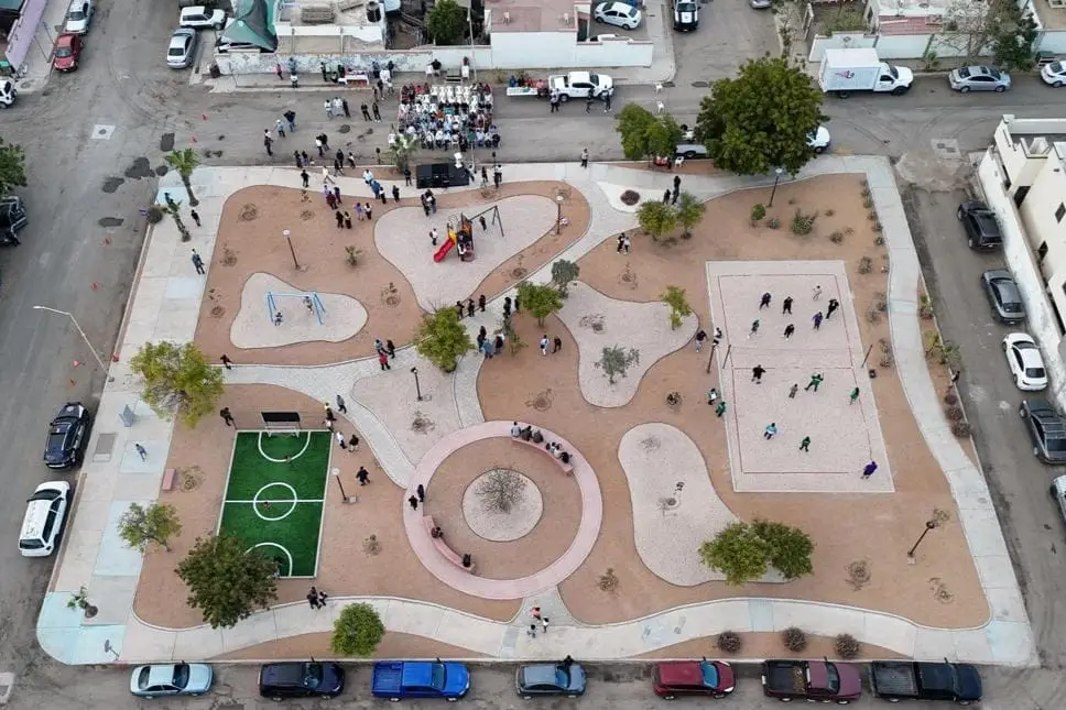 La Paz rehabilitó el Parque Paraíso en Rinconada Las Californias para beneficiar a más de 2,300 familias con espacios seguros.